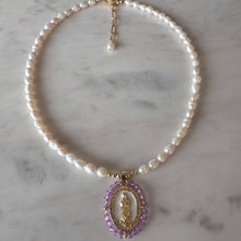 Cargar imagen en el visor de la galería, COLLAR VIRGEN LILA