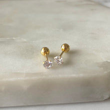Cargar imagen en el visor de la galería, PIERCING ZIRCONIA 4mm*