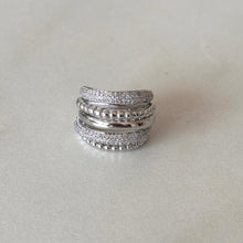 Cargar imagen en el visor de la galería, ANILLO VIRGINIA PLATEADO