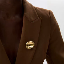 Cargar imagen en el visor de la galería, BROCHE CHANNEL DORADO