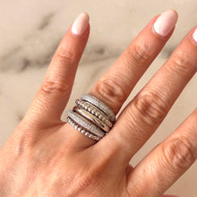 Cargar imagen en el visor de la galería, ANILLO VIRGINIA PLATEADO