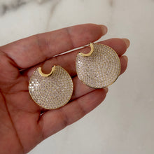 Cargar imagen en el visor de la galería, ARETES OBLEAS DORADO