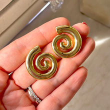 Cargar imagen en el visor de la galería, ARETES ESPIRAL