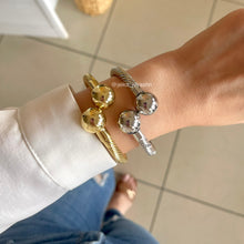 Cargar imagen en el visor de la galería, BANGLE MERCURIO PLATEADA