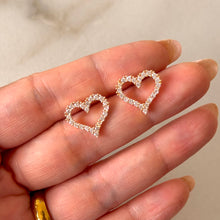 Cargar imagen en el visor de la galería, ARETES CORAZONCITO