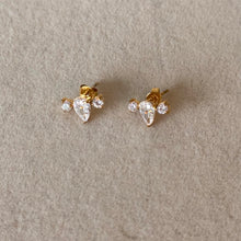 Cargar imagen en el visor de la galería, ARETES ZIRCONIA PERA