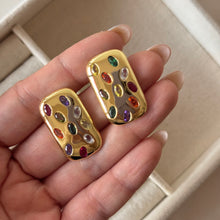 Cargar imagen en el visor de la galería, ARETES CHISPAS COLORES