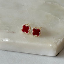 Cargar imagen en el visor de la galería, ARETES MINI TRÉBOL