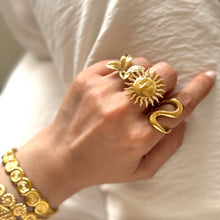 Cargar imagen en el visor de la galería, ANILLO HOJAS