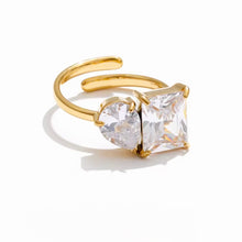 Cargar imagen en el visor de la galería, ANILLO DÚO ZIRCONIA
