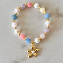 Cargar imagen en el visor de la galería, PULSERA GEMAS FLORAL*
