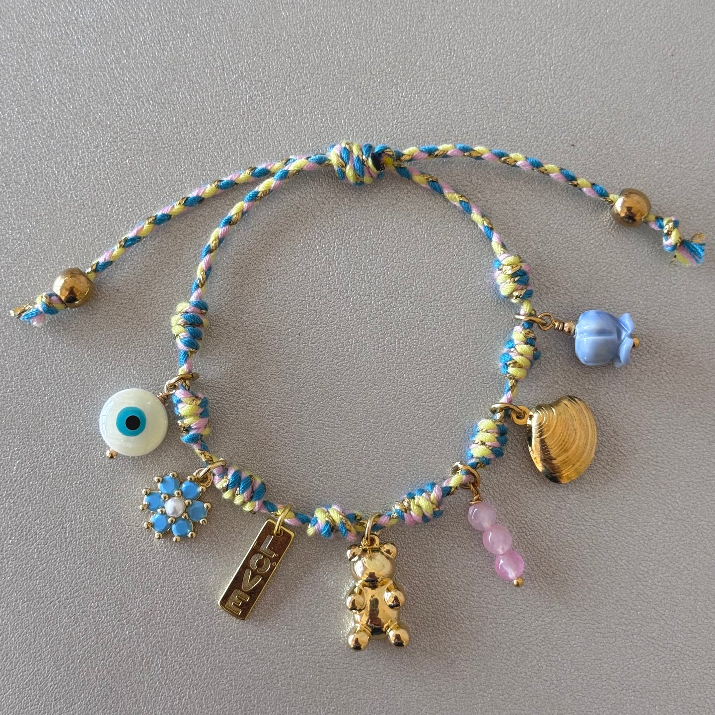 PULSERA DESEOS AZUL