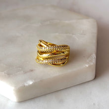 Cargar imagen en el visor de la galería, ANILLO OLAS
