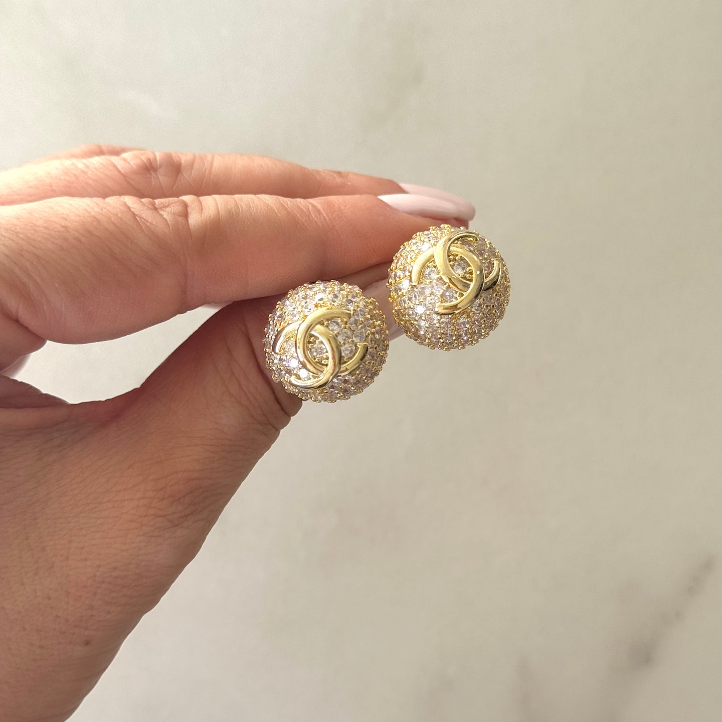 ARETES COCO DORADO