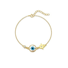 Cargar imagen en el visor de la galería, PULSERA OJO HAMSA
