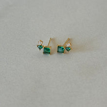 Cargar imagen en el visor de la galería, PIERCING TRIPLE VERDE
