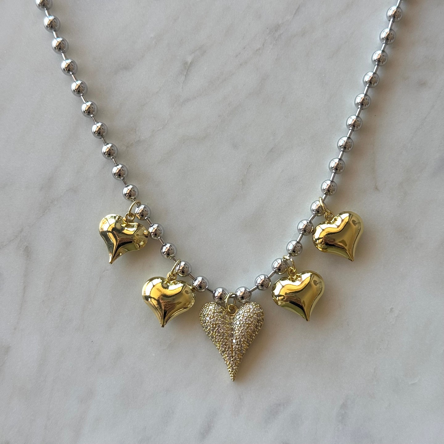 COLLAR HEARTS DT