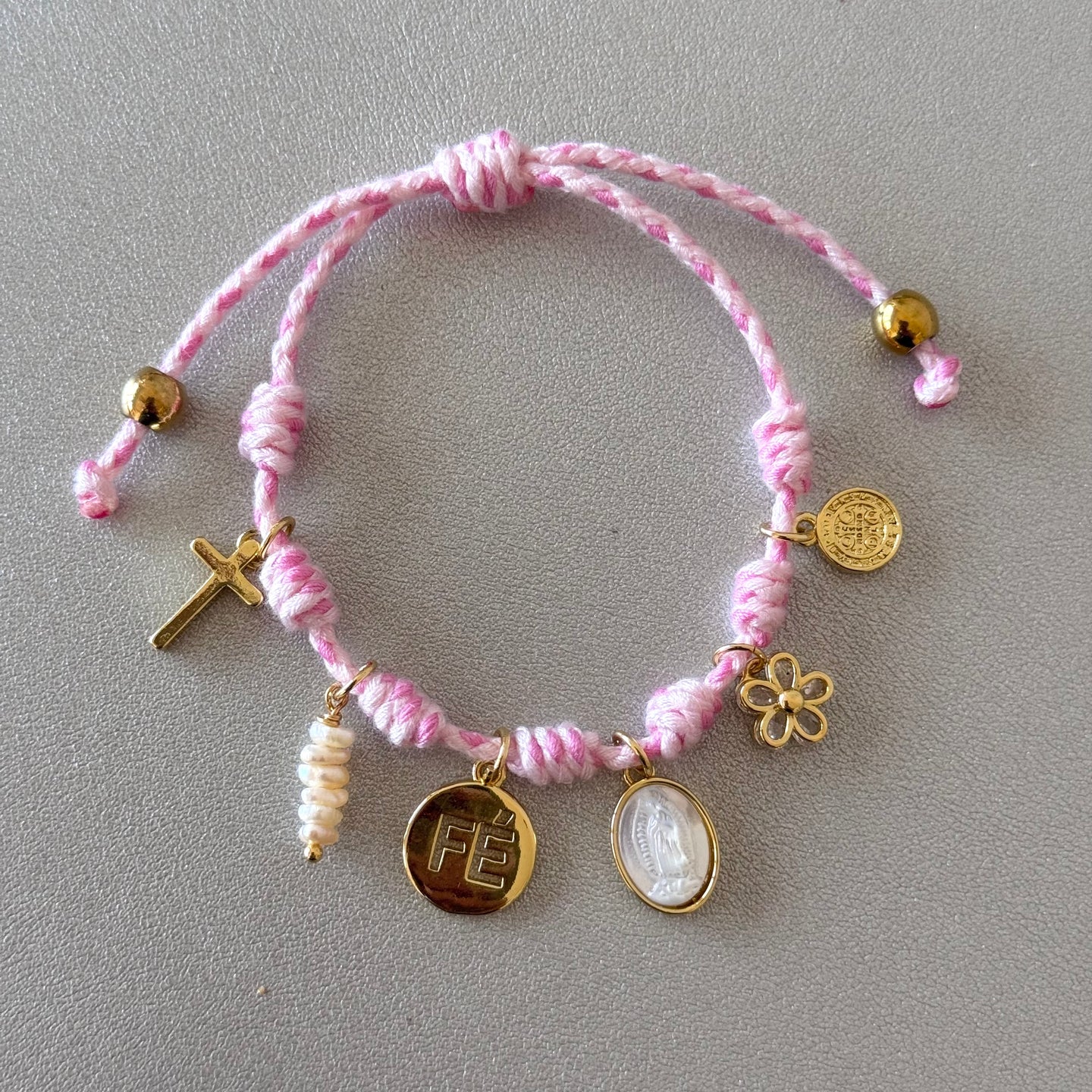 PULSERA DESEOS ROSA