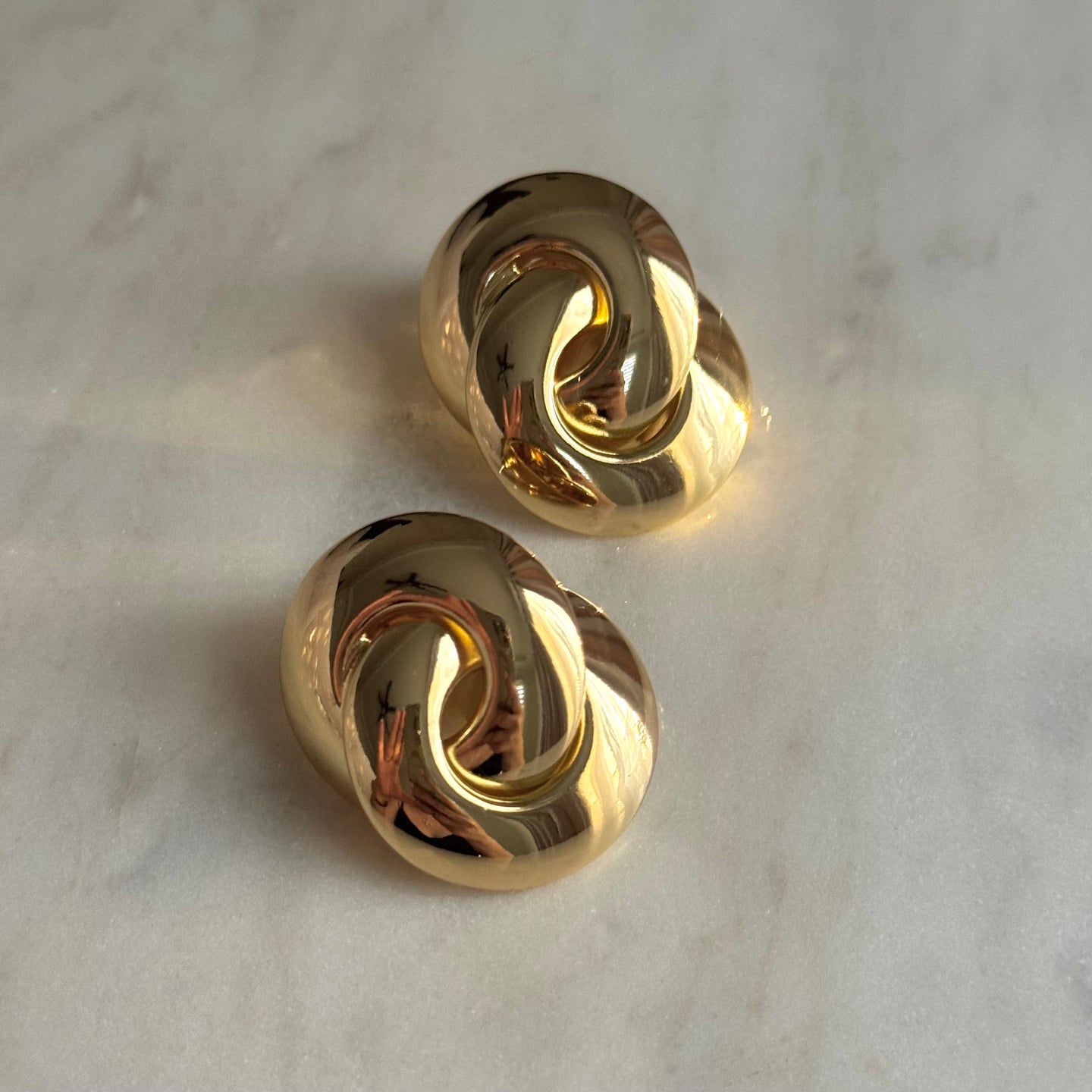 ARETES ENLACE DORADO