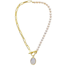 Cargar imagen en el visor de la galería, COLLAR PERLAS Y NÁCAR
