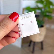 Cargar imagen en el visor de la galería, PIERCING ZIRCONIA ROSA 2MM
