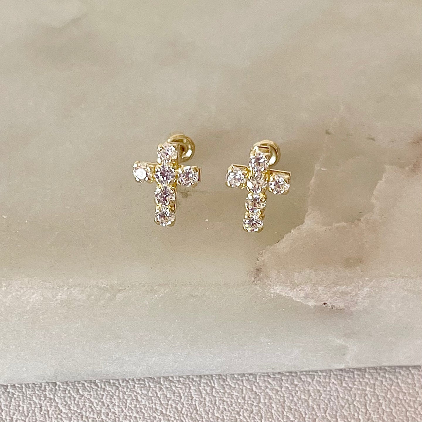 PIERCING CRUZ ZIRCONIAS